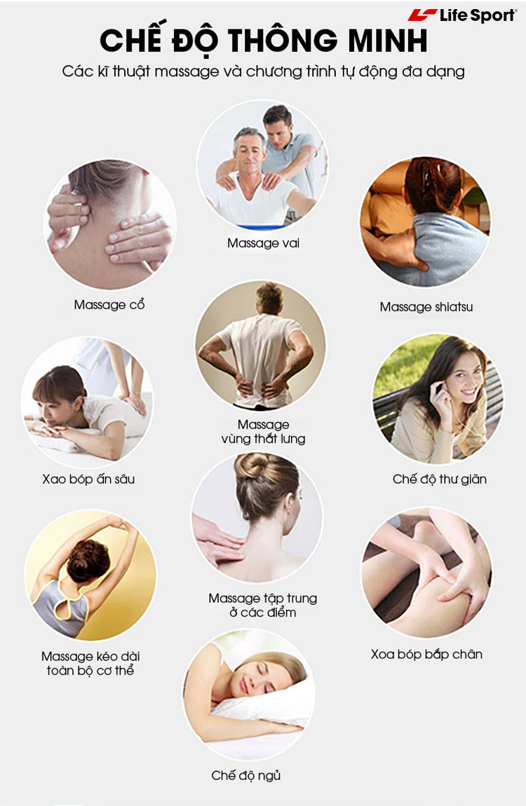 Những lợi ích của ghế massage toàn thân mang lại