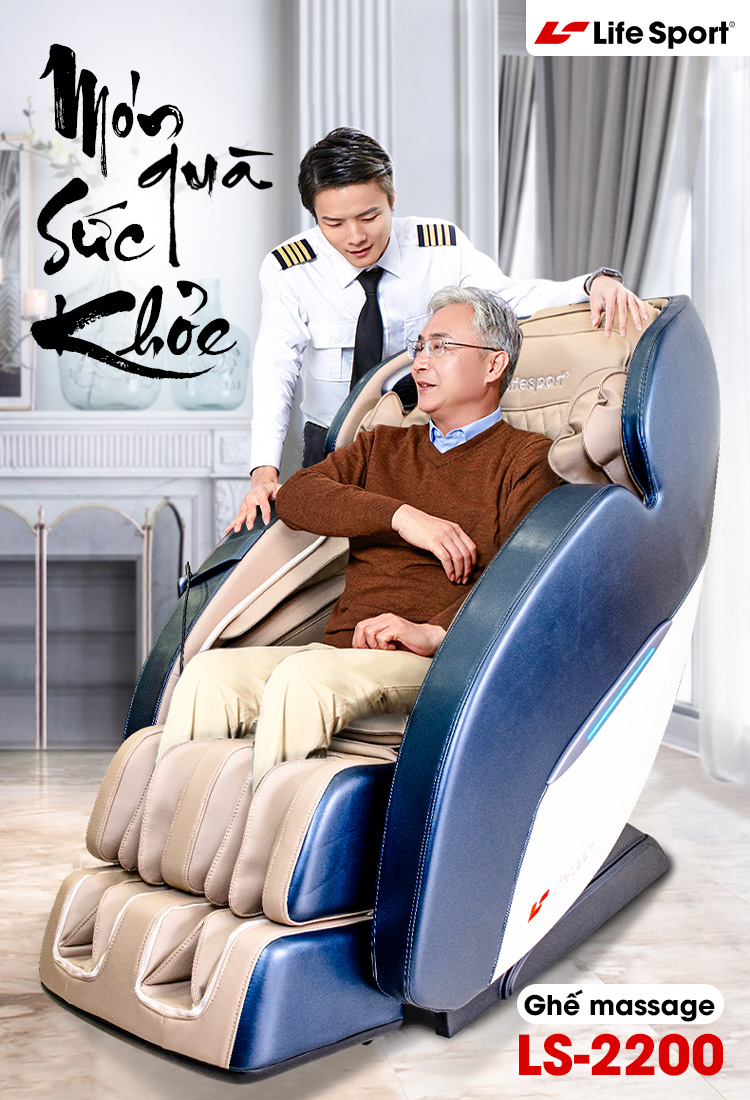 Ghế massage dùng được cho cả người già